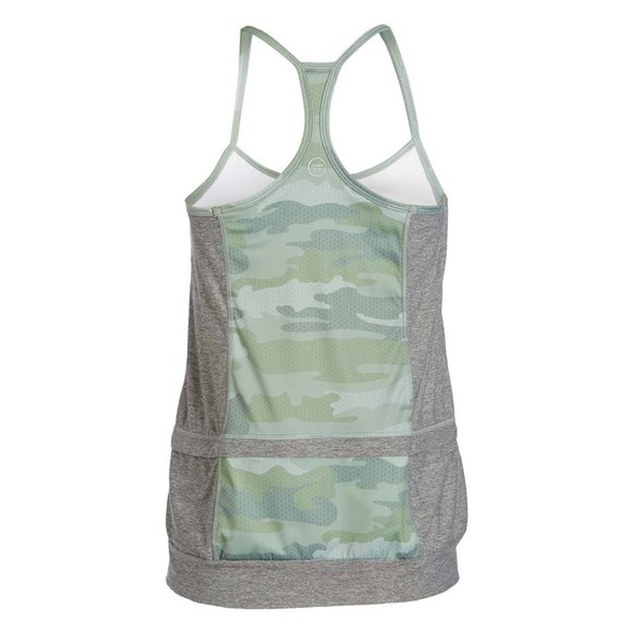 Zuma Blu Tops - NWT Spaghetti Strap Tank Top Pockets Bra Camo Sz XS